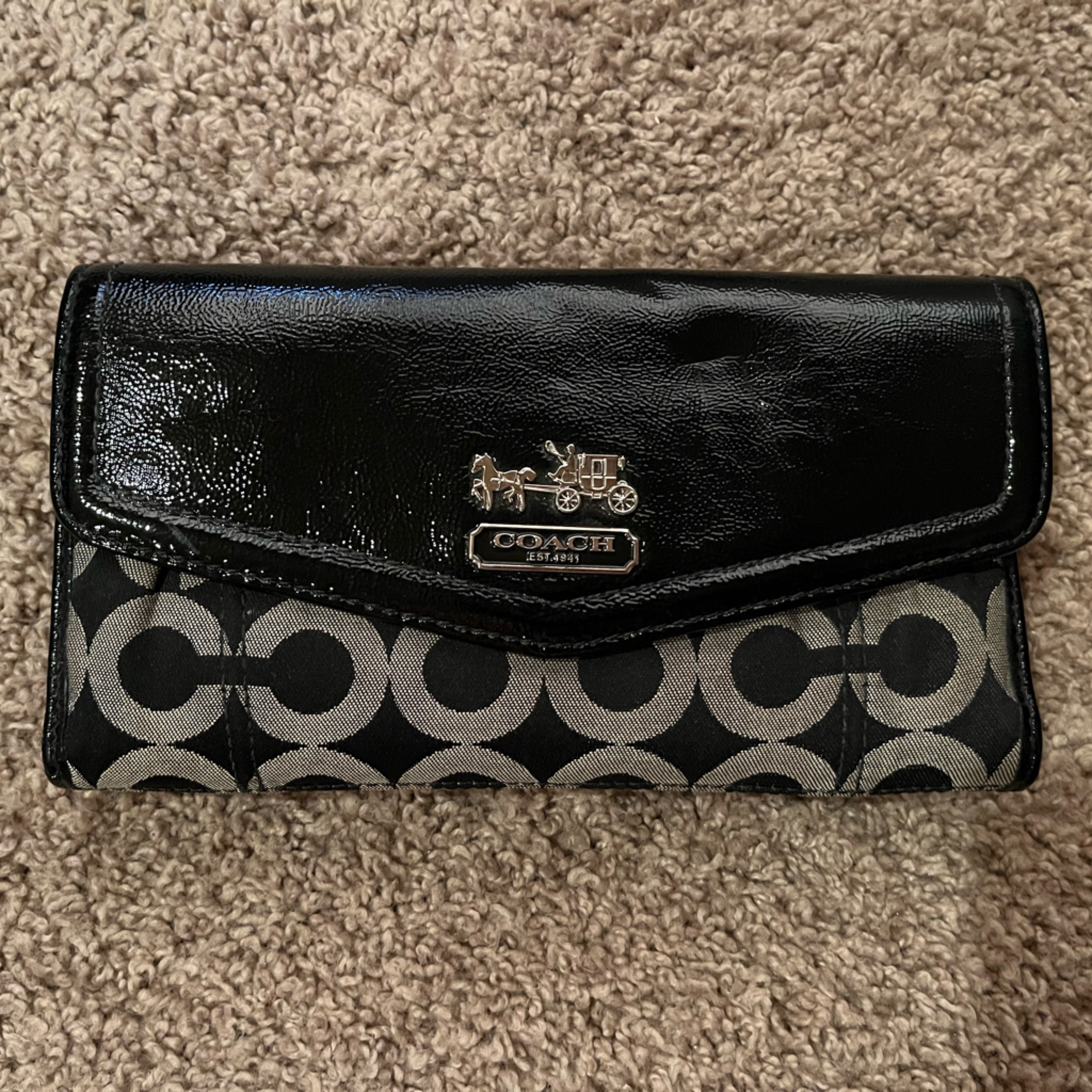 Coach Checkbook Wallet